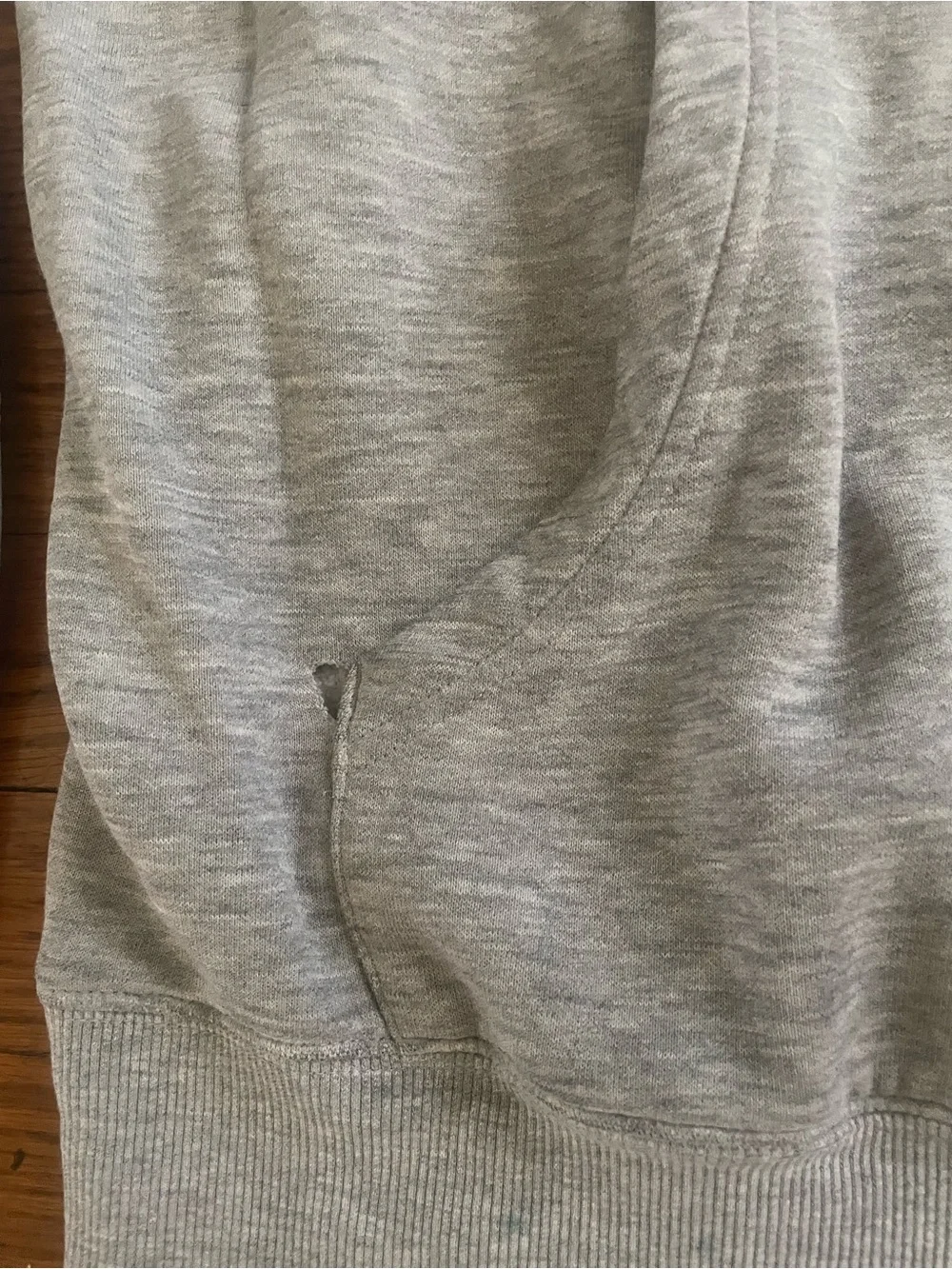 Vintage Y2K Oversized Adidas Classic Basic Gray Pullover Hooded Sweatshirt